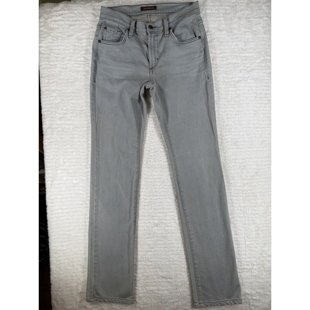 James Jeans Hunter Straight Leg Gray Jeans TALL 35" Inseam USA Women's Sz 29